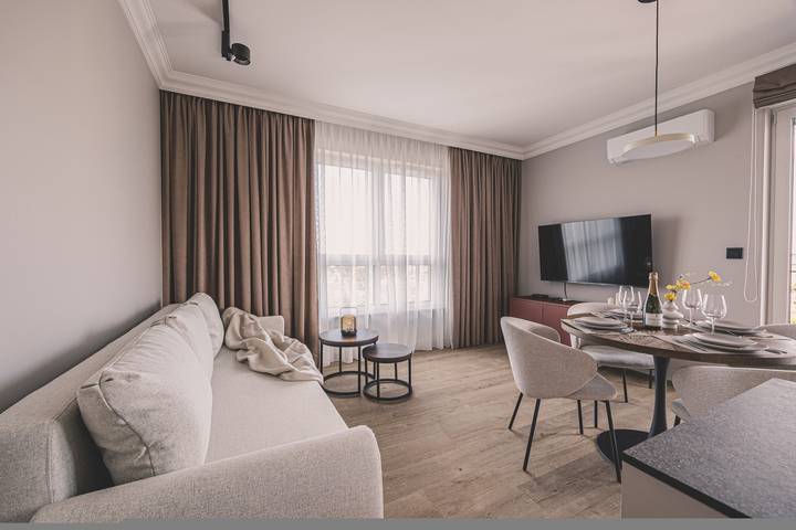 Apartament wakacyjny dla 4 osób, z balkon w Województwo kujawsko-pomorskie