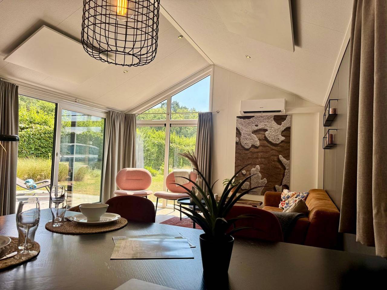 Chalet am Waldrand mit Klimaanlage im Europarcs Maasduinen in Limburg (Niederlande)