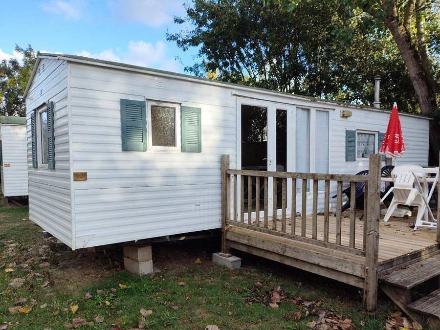 Camping Au Vent des Marais - Mobilheim 4 personen - Eco in Longeville-sur-Mer, Vendée