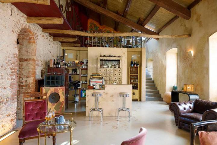 Maison d’hôte pour 2 personnes, avec Balcon et Jardin ainsi que Sauna et Vue à Piozzo