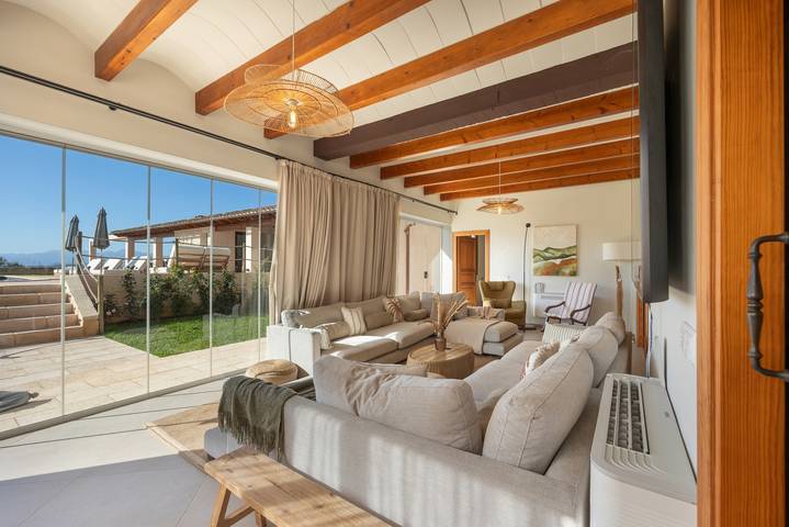 Ferienhaus 'Sa Figuereta Living Place' mit Bergblick, WLAN und Klimaanlage in Ariany, Mallorca Inselmitte