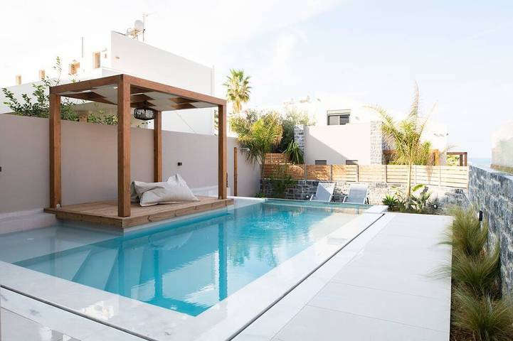 Ferienhaus für 6 Personen, mit Balkon und Garten