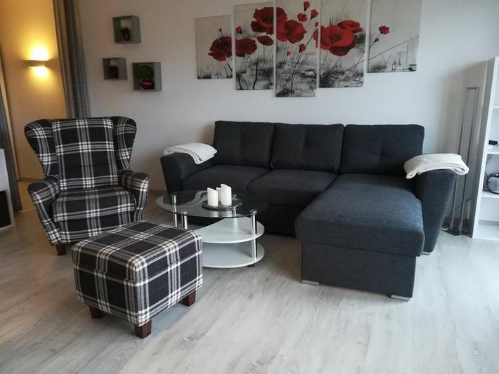 Ferienwohnung für 4 Personen, mit Meerblick und Balkon sowie Balkon/Terrasse, mit Haustier - 1