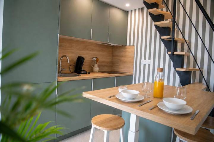 Location de vacances pour 4 personnes, avec vue ainsi que balcon et jardin dans Plage Leucate Barcares (Leucate) - 4