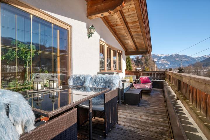 Apartament wakacyjny dla 6 osób, z Balkon i Taras oraz Ogród i Widok w Kirchberg in Tirol