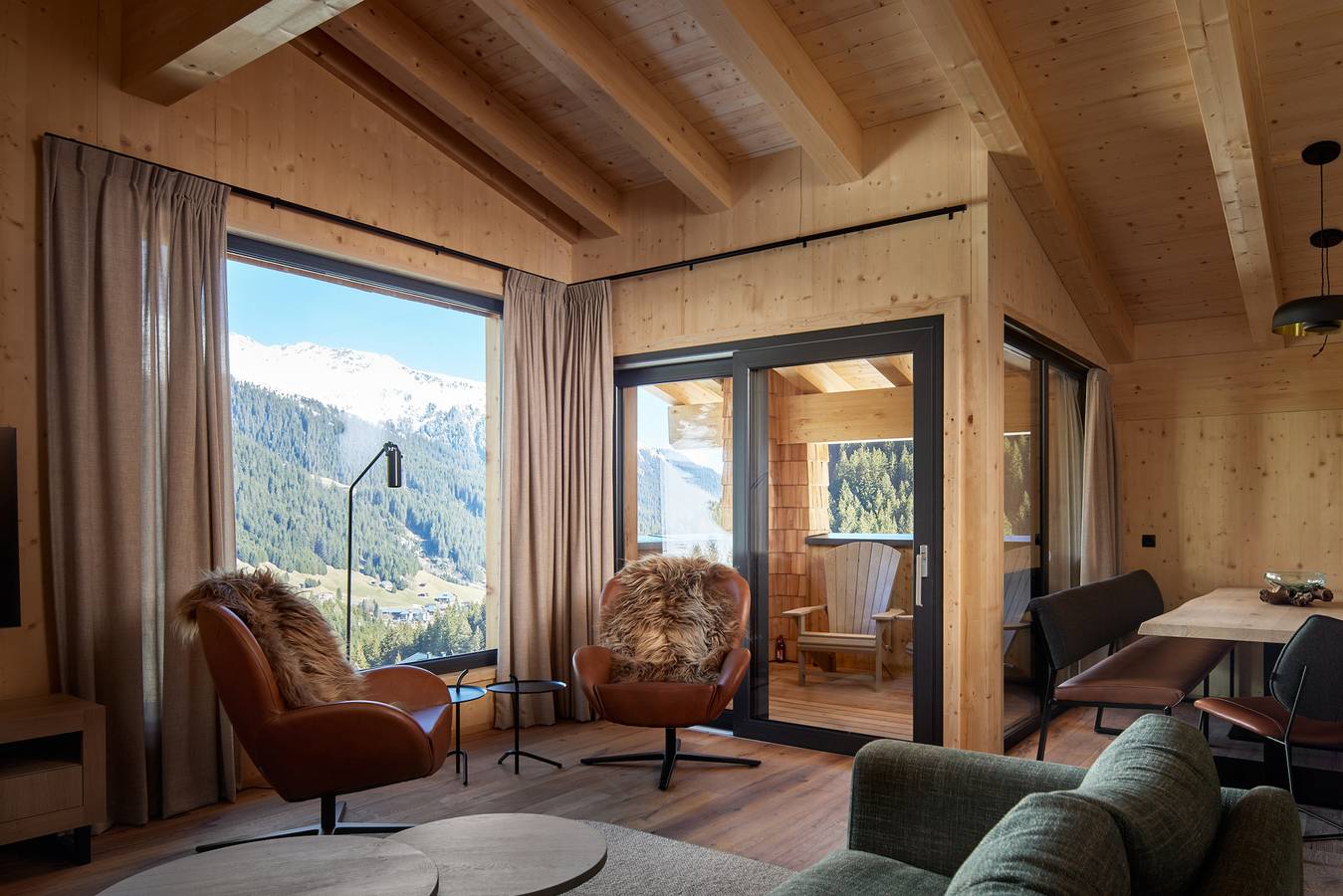 Ferienhaus für 8 Personen mit Sauna in Sankt Gallenkirch, Golm im Montafon
