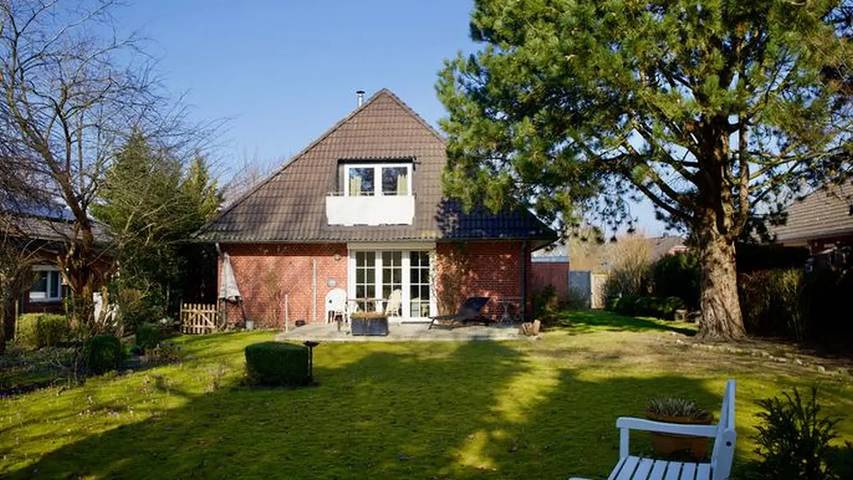 Ferienhaus für 7 Personen, mit Garten und Balkon