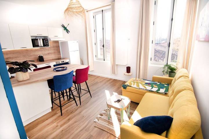 Appartement de vacances pour 3 personnes, avec jardin et terrasse à Libourne