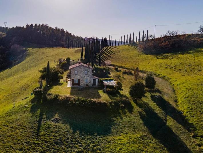 Gîte pour 3 personnes, avec jardin et vue, animaux acceptés à Campiglia d'Orcia - 2