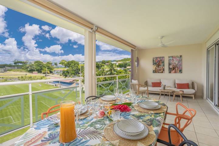 Gîte pour 4 personnes, avec terrasse dans Marina du Marin - 3