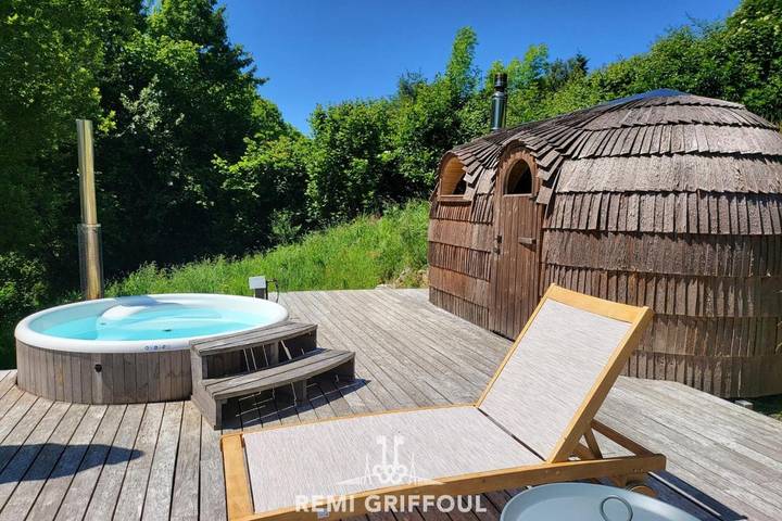 Location de vacances pour 7 personnes, avec sauna ainsi que terrasse et jardin à Gonneville-sur-Honfleur