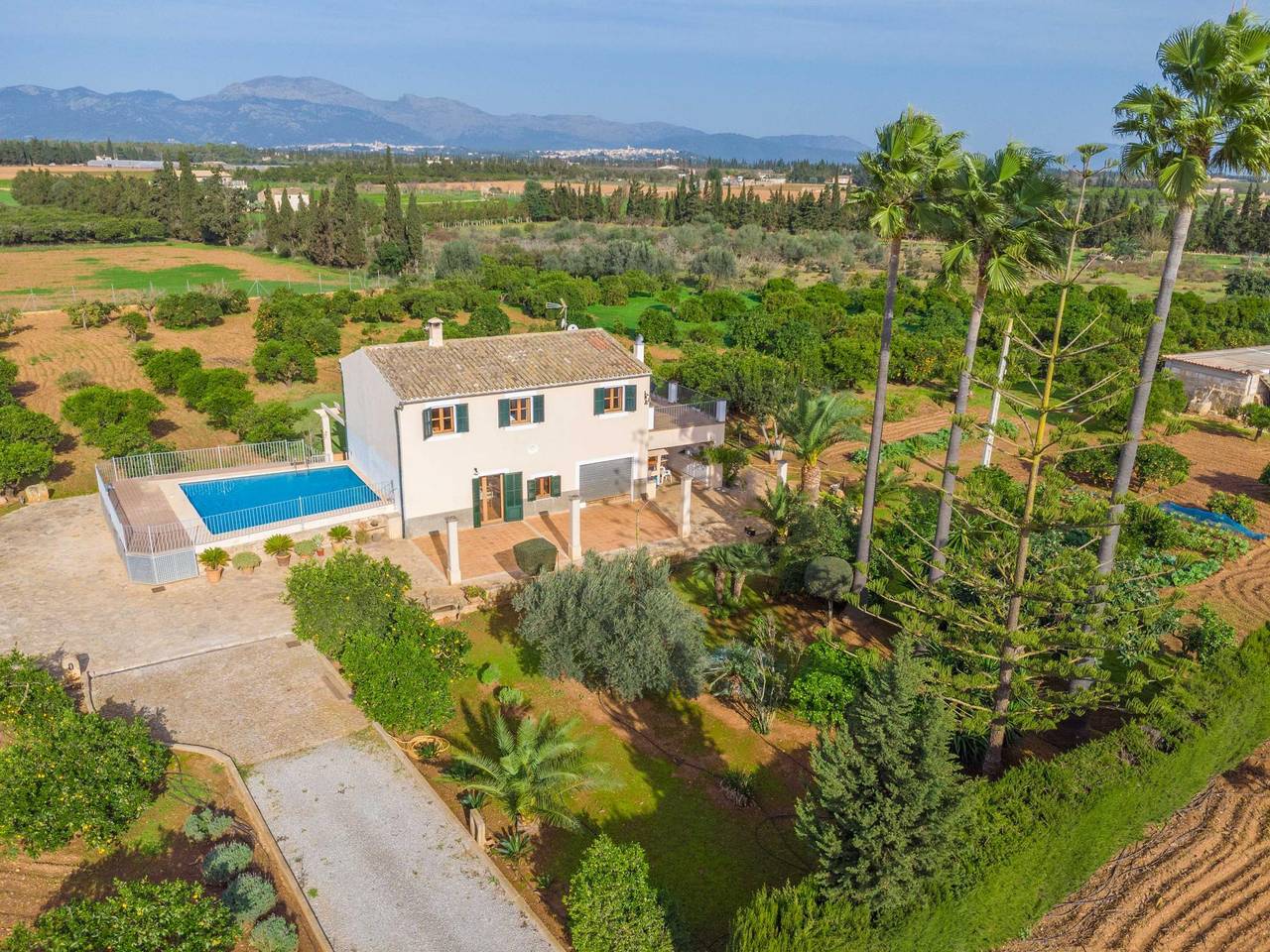 Can Rafelino - Cozy country house with private pool in the center of the island. Free Wifi in Inca, Majorca Center