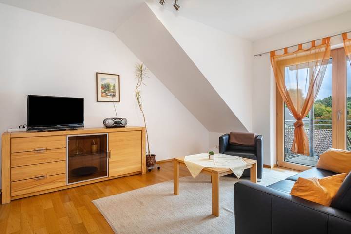 Ferienwohnung für 3 Personen, mit Balkon in Bad Waldsee