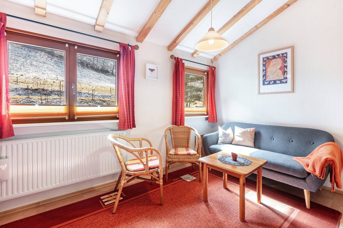 Ganze Wohnung, Ferienwohnung 'Zum Silberberg' mit Bergblick, Gemeinschaftsgarten und Wi-Fi in Suedlicher Schwarzwald, Todtnau