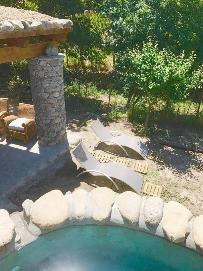 Maison de campagne pour 2 personnes, avec jardin ainsi que piscine et vue
