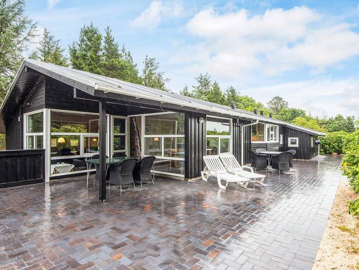 Ferienhaus für 7 Personen, mit Terrasse und Sauna in Filsø See