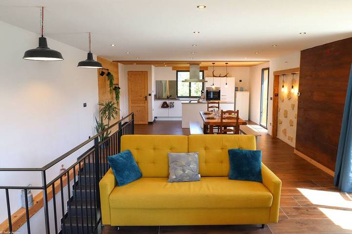 Gîte pour 8 personnes, avec jacuzzi et balcon à Saint-Jean-de-Belleville