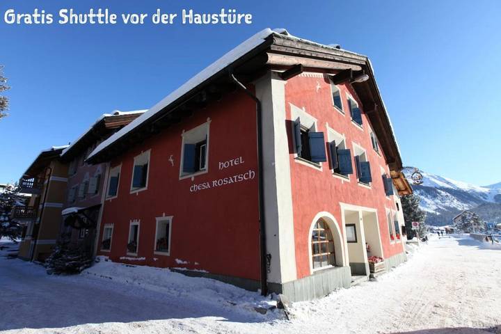 Hotel für 2 Personen, mit Terrasse und Garten sowie Sauna in Celerina