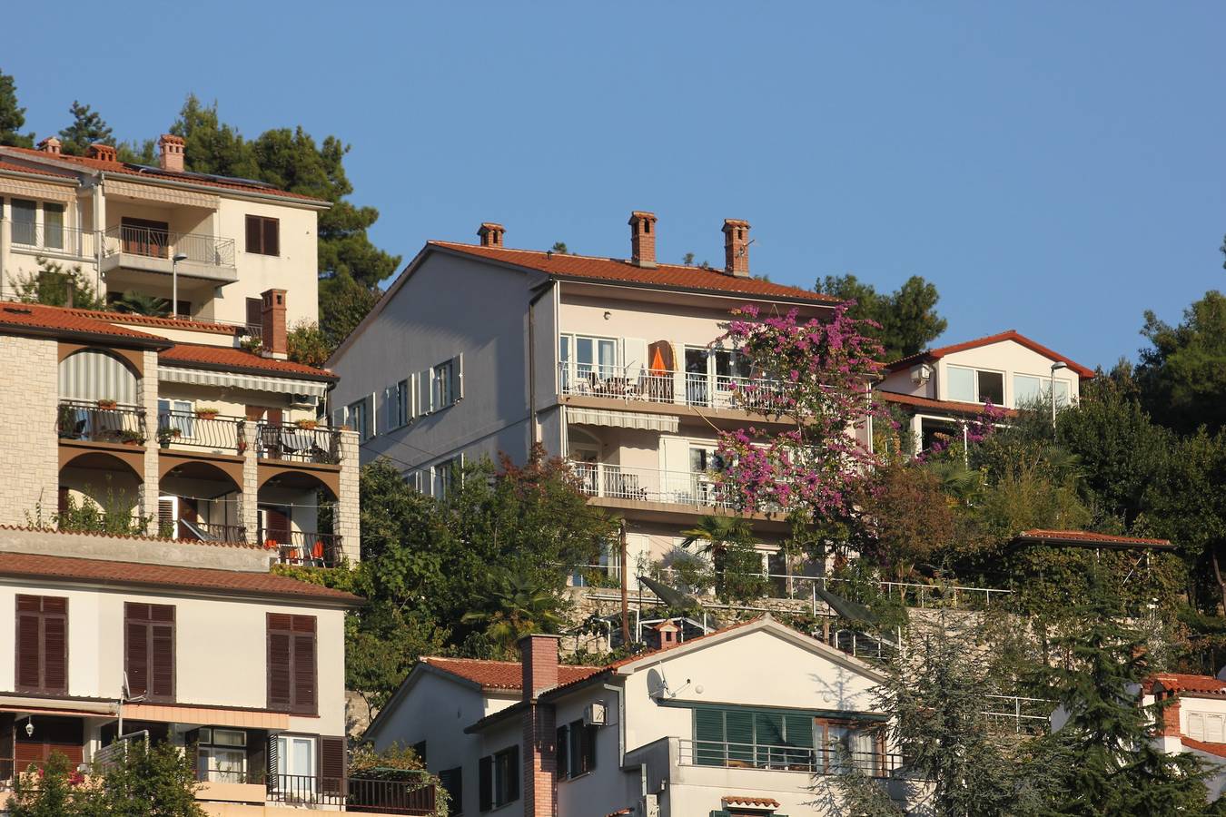 Ganze Wohnung, 1-Zimmer-Ferienwohnung mit Balkon und Meerblick Rabac, Labin A-7410-c in Rabac, Labin-Rabac