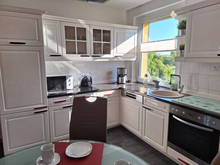 Ferienwohnung für 6 Personen, mit Terrasse und Garten sowie Ausblick in Güstrow