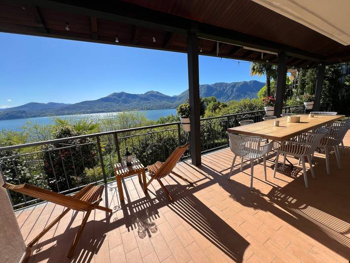 Villa für 8 Personen, mit Terrasse und Garten sowie Seeblick am Lago Maggiore - 3