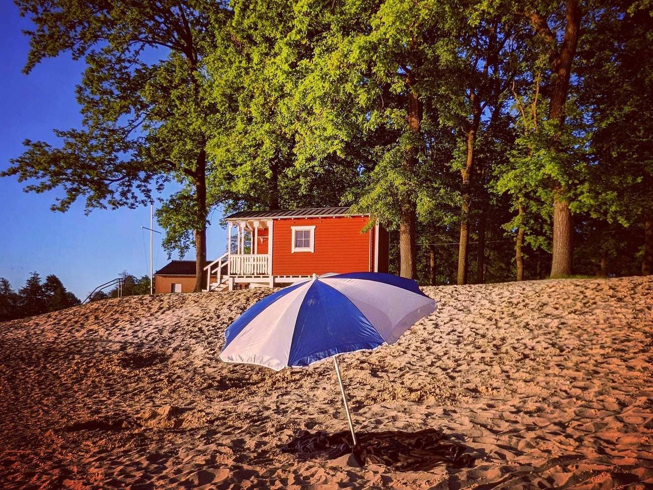 Schwedenhaus am Strand in Selm in Selm, Ruhrgebiet