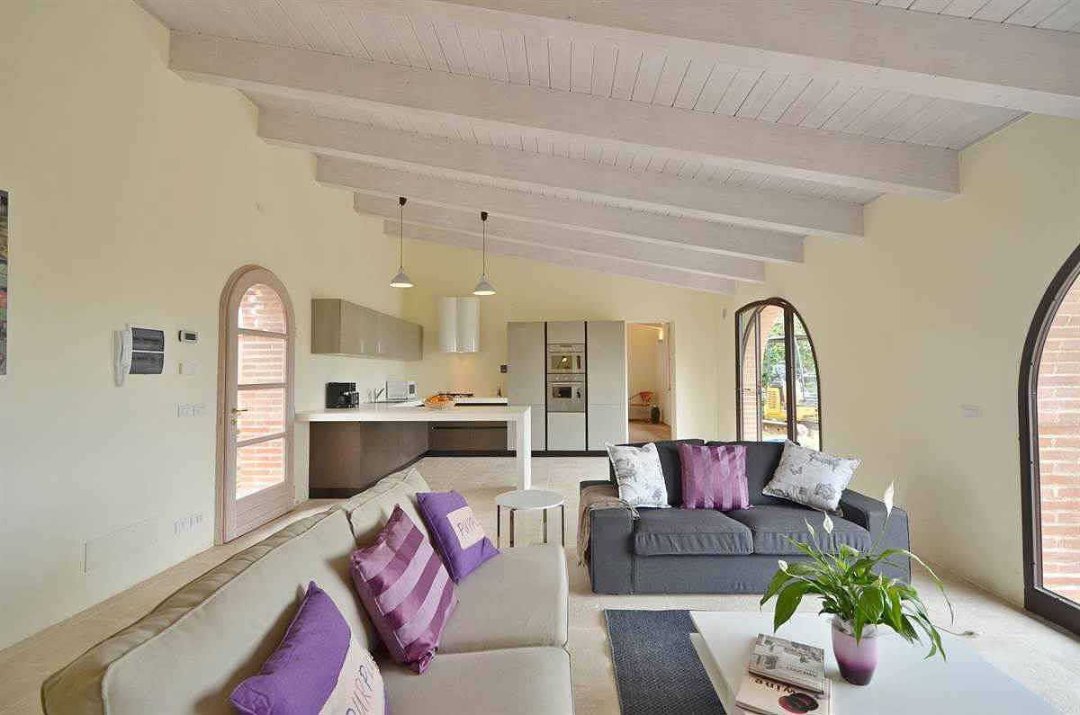 Geheel vakantieappartement, Vakantiewoning met terras, airco en internet  in Trequanda, Provincie Siena
