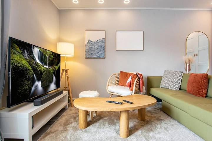 Ferienwohnung für 3 Personen, mit Garten und Ausblick in Rauma