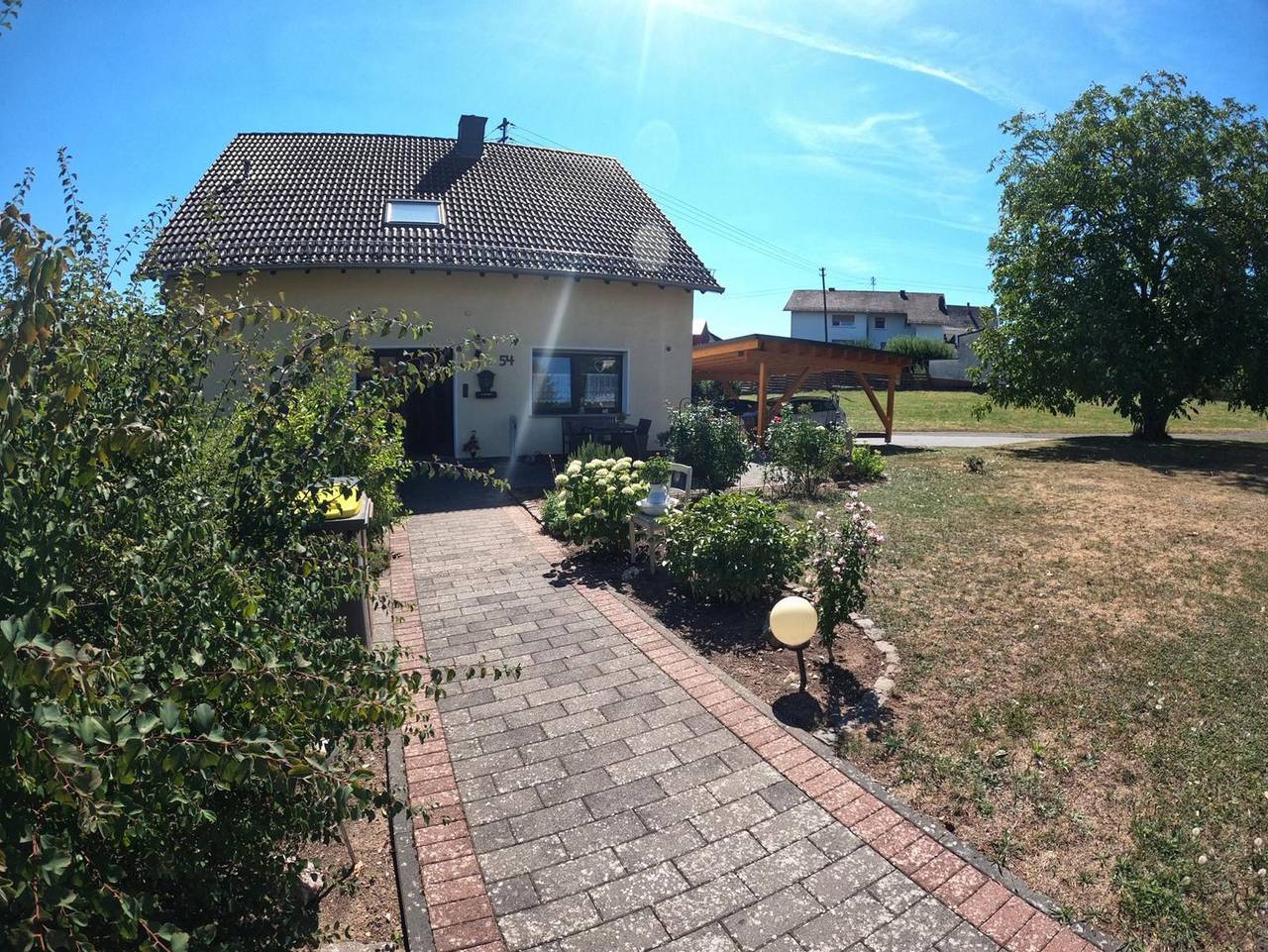 Ganze Ferienwohnung, Ferienwohnung Tine - Appartement/Fewo, Dusche und Bad, Wc, 1 Schlafraum in Oberhausen bei Kirn, Landkreis Bad Kreuznach