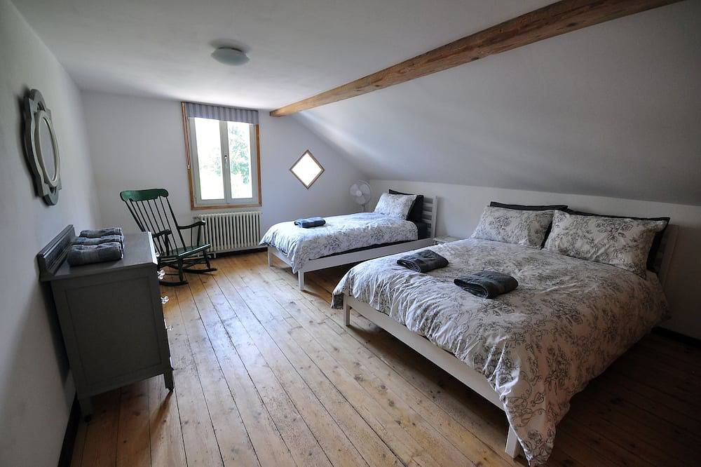 Ganze Wohnung, Große Wohnung für große Gruppen und Familien.  Schlafen 12.   Wunderschöne Aussicht. in Matten bei Interlaken, Thunersee