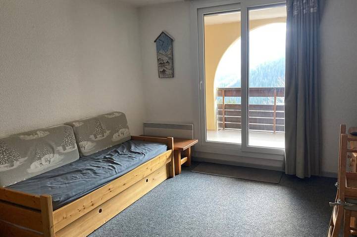 Ganze Wohnung, Kabinenstudio an der Skipiste in La Ferrière, Le Pleynet
