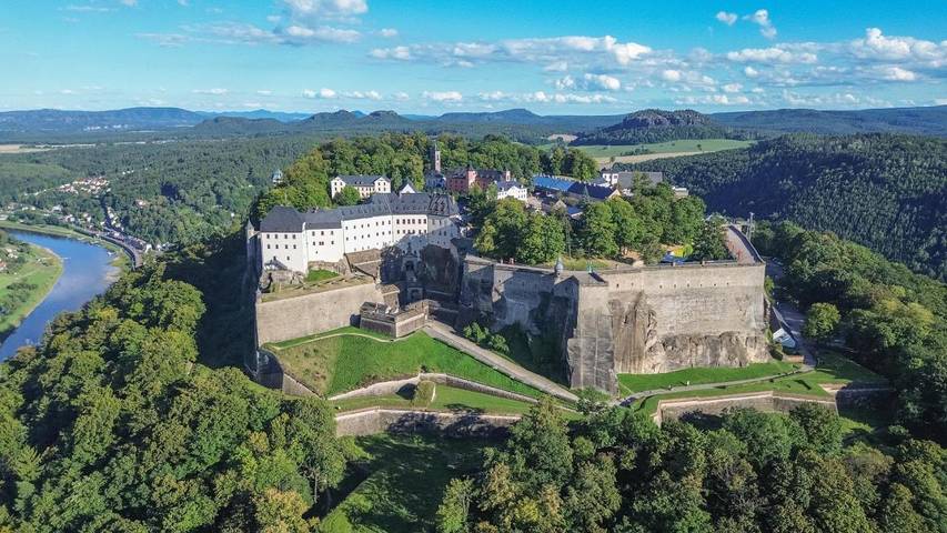 Ferienwohnung für 2 Personen, mit Ausblick in Festung Königstein - 2