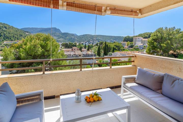 Apartamento inteiro, Fantástico Apartamento "Puerto Rico Port de Sóller" com Vista Montanha, Terraço e Wi-Fi in Port de Sóller, Sóller
