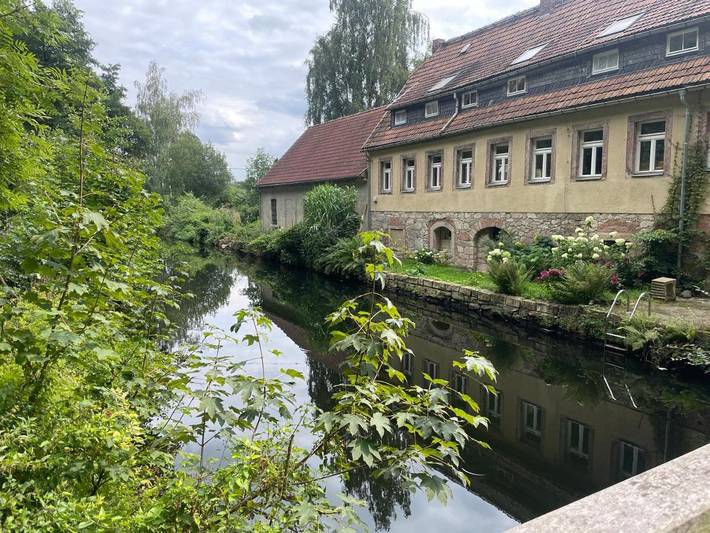 Ferienwohnung für 5 Personen, mit Balkon und Garten sowie Sauna und Ausblick in Niederwiesa