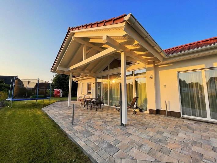 Ferienhaus für 4 Personen, mit Terrasse und Garten in Vaschvitz