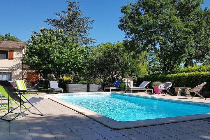 Maison de vacances pour 8 personnes, avec jardin et piscine