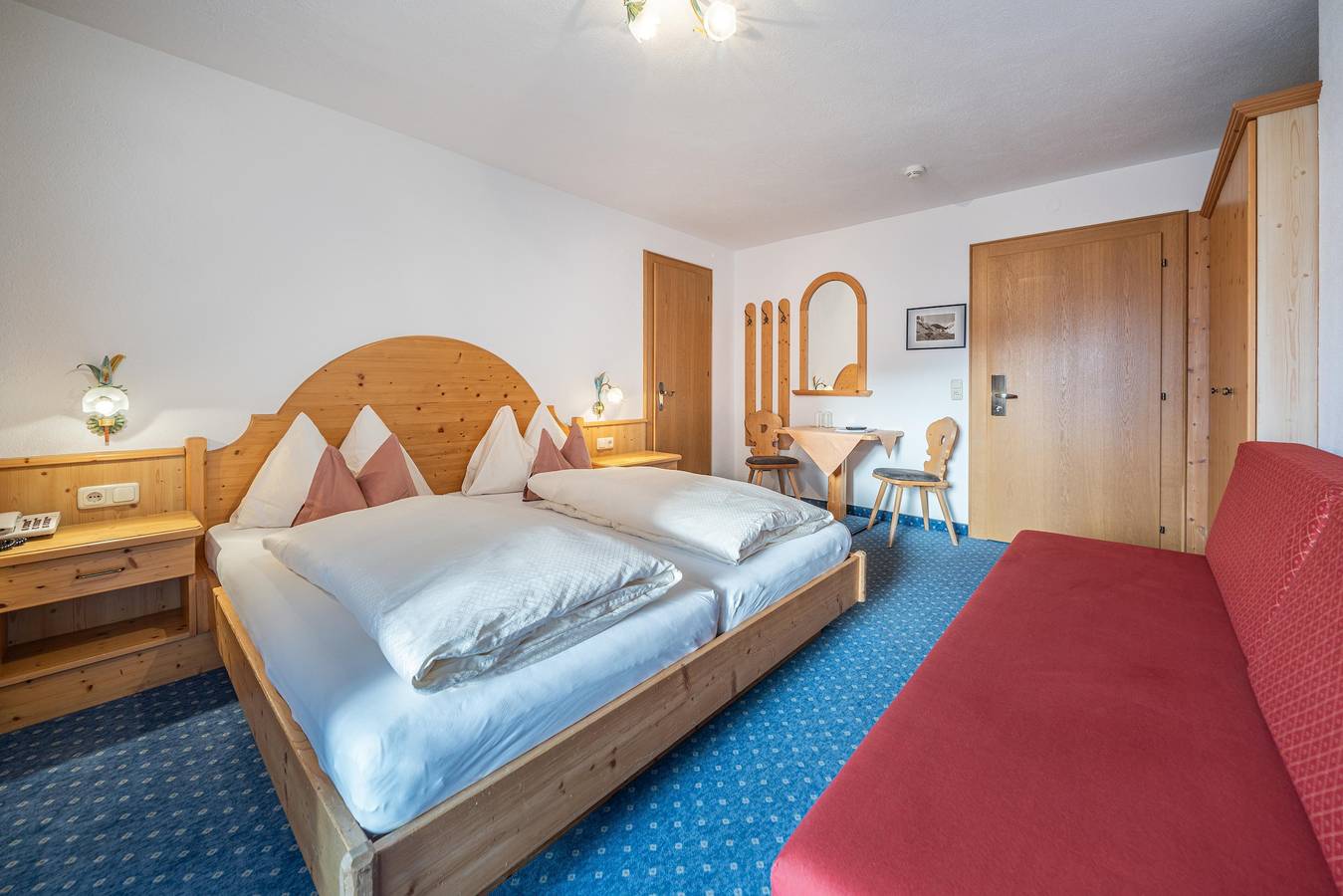 Doppelzimmer mit Zusatzbett in Obergurgl, Sölden (Österreich)