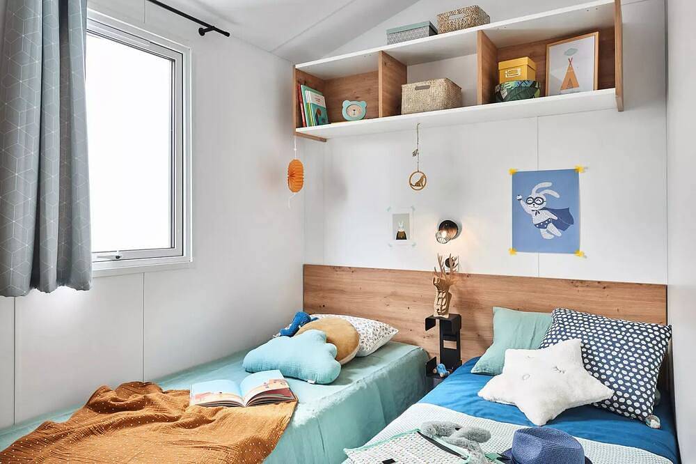 Camping Campéole Le Vivier **** - 4 Room Cottage 6 People Air Conditioned + Tv in Biscarrosse, Côte d’Argent