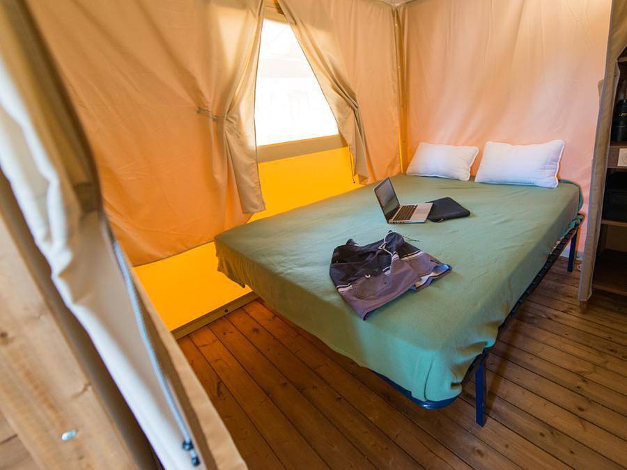 Camping Les Oursinières - Zelt 4 personen - Lodge 2/4 Pers. in Le Pradet, Parc national Port-Cros