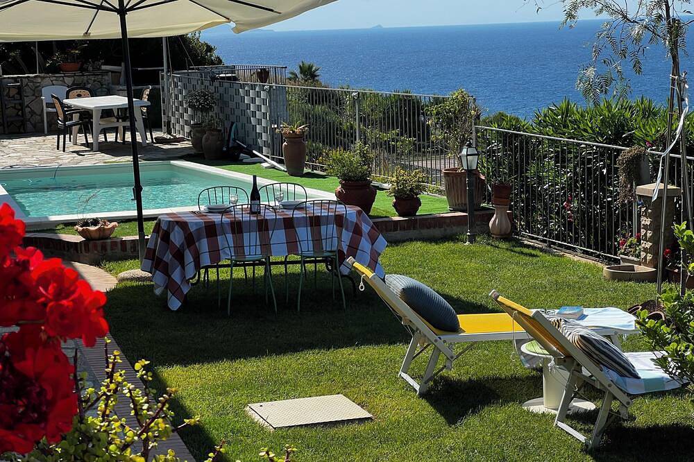 Bellavista Blick auf die Insel Elba in Piombino, Etruskische Küste