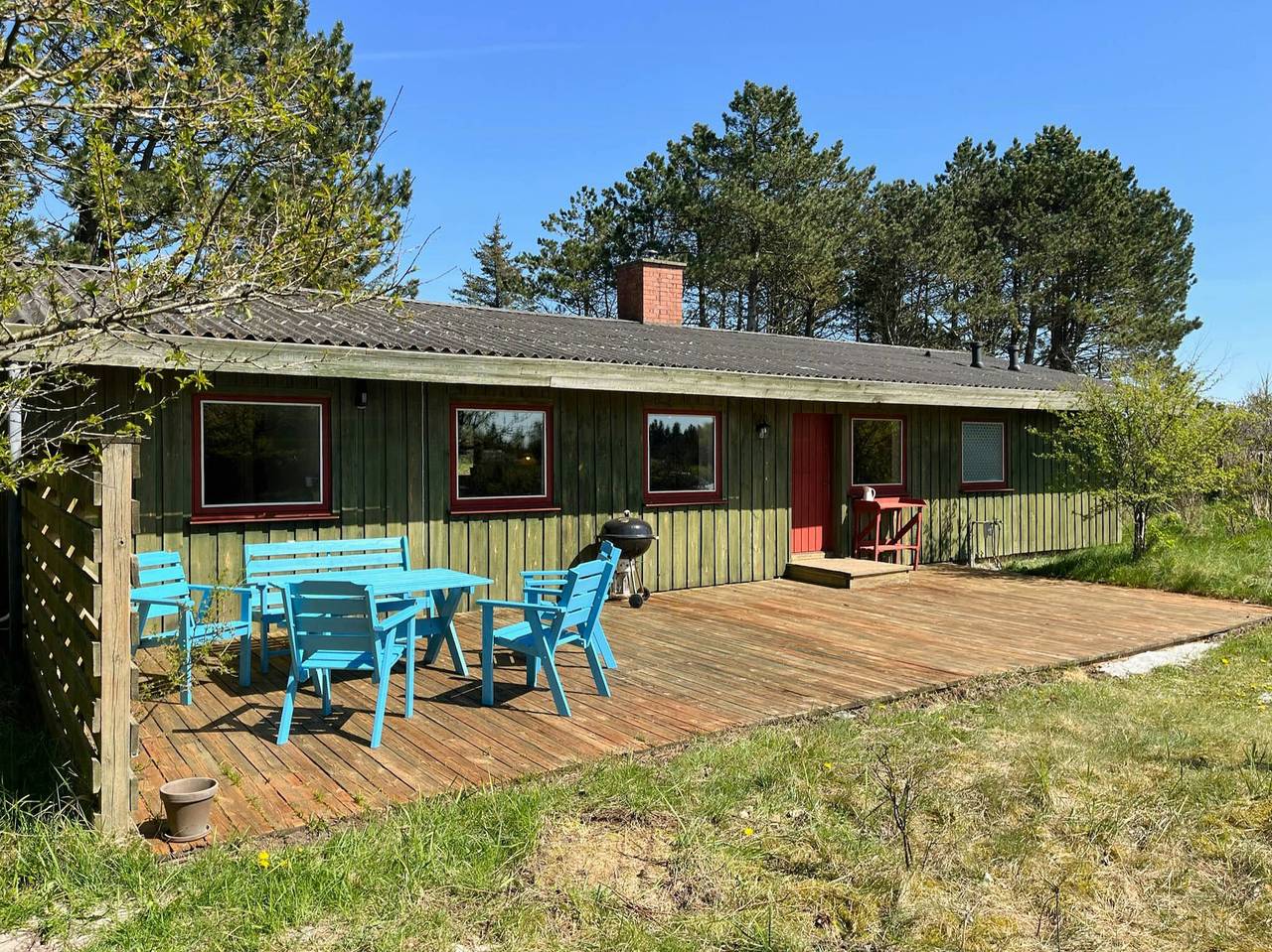 Feriehus i sanddynene ved Bratten Strand in Bratten, Jerup