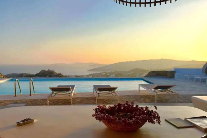 Villa for 7 people, with garden in Mykonos