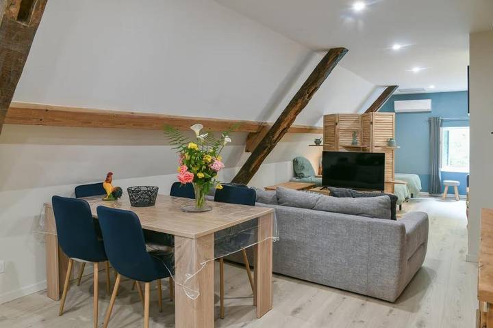 Appartement de vacances pour 4 personnes, avec jardin, animaux acceptés