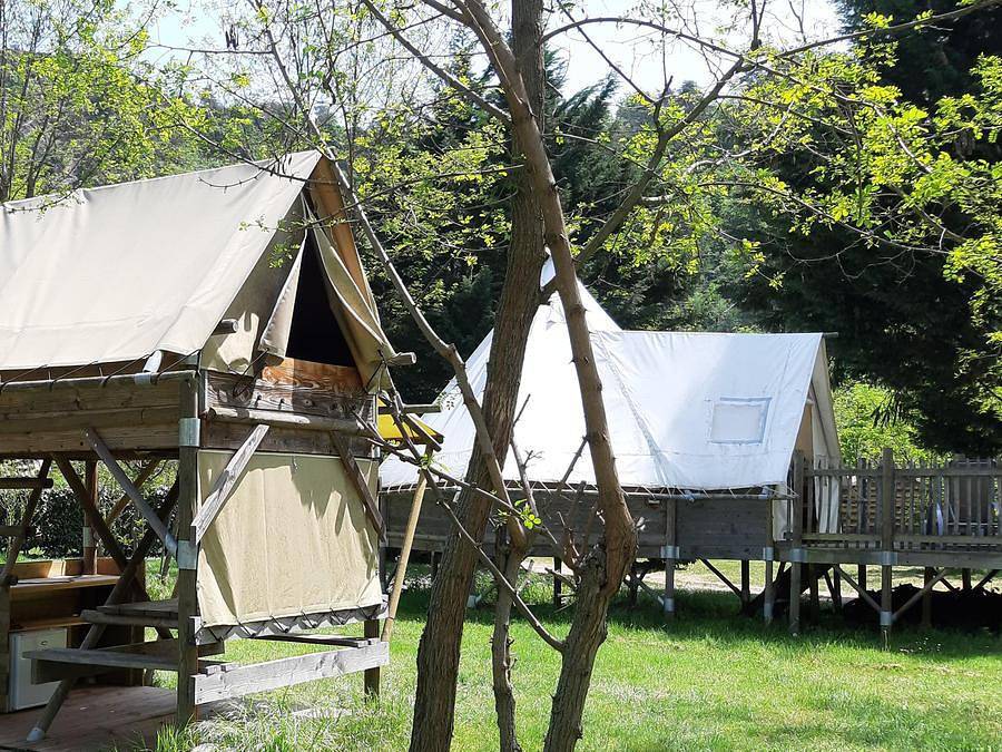 Camping Ushuaïa Villages Le Viaduc - Einzigartig 2 personen - Hochsitzendes Bivouac-Zelt in Arlebosc, Tournon-sur-Rhône und Umgebung