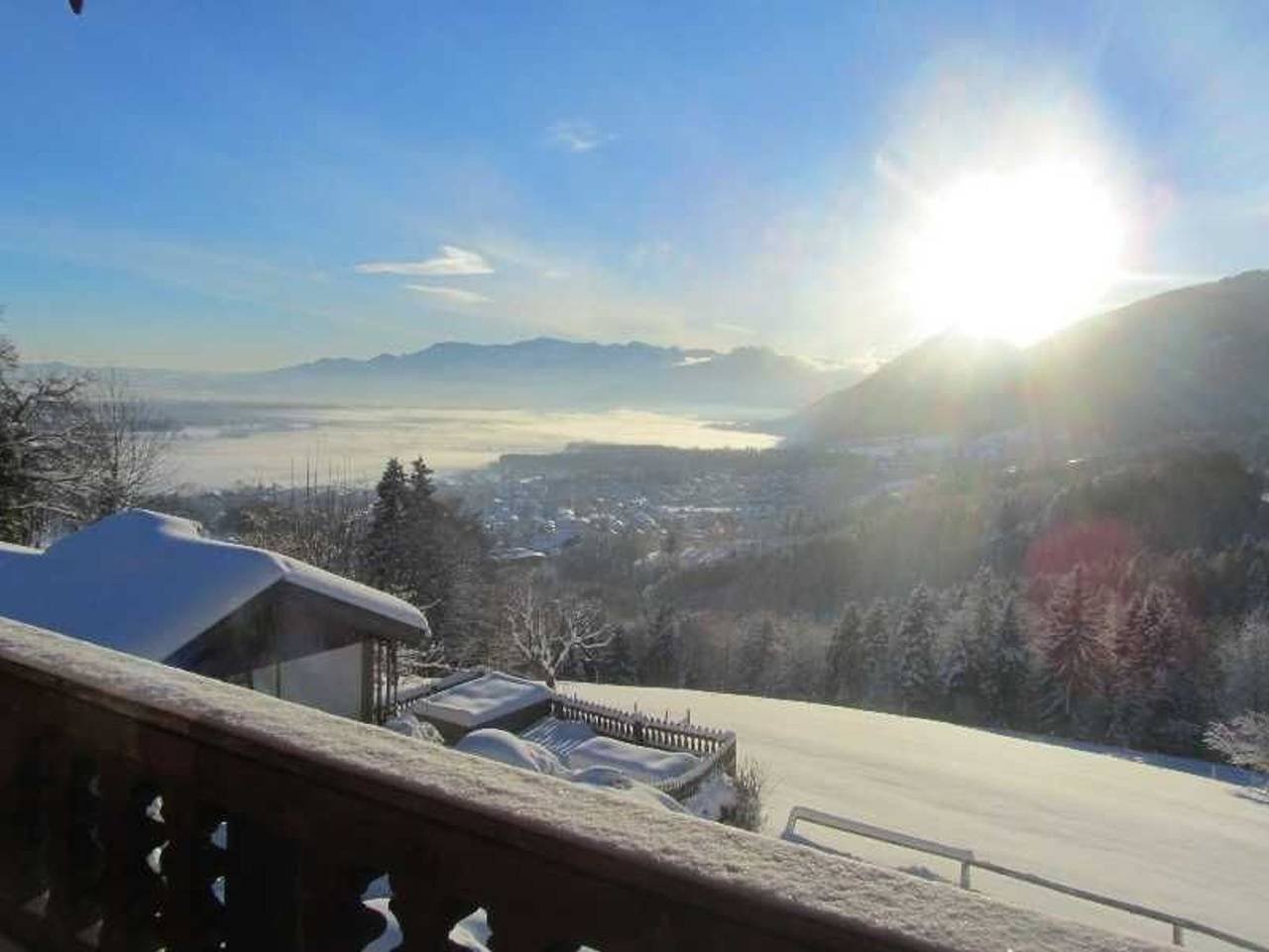 Koglhof  -  Kathrin und Hans Kirchberger - Sonnenaufgang in Fischbachau, Alpenland Tegernsee Schliersee