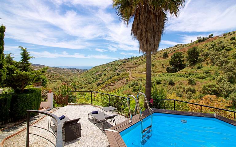 Villa per 4 persone, con panorama e piscina nonché giardino a Costa del Sol