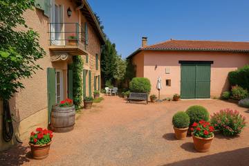 Gîte pour 6 personnes, avec terrasse à Salles-Arbuissonnas-en-Beaujolais