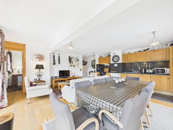 Ganze Wohnung, Les Gets - Luxuriöses Apartment für 7 Personen mit direktem Zugang zu den Pisten in Les Gets, Les Portes du Soleil