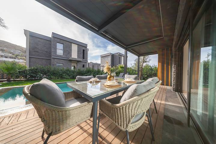 Villa pour 8 personnes, avec jardin et vue, animaux acceptés à Bodrum - 2