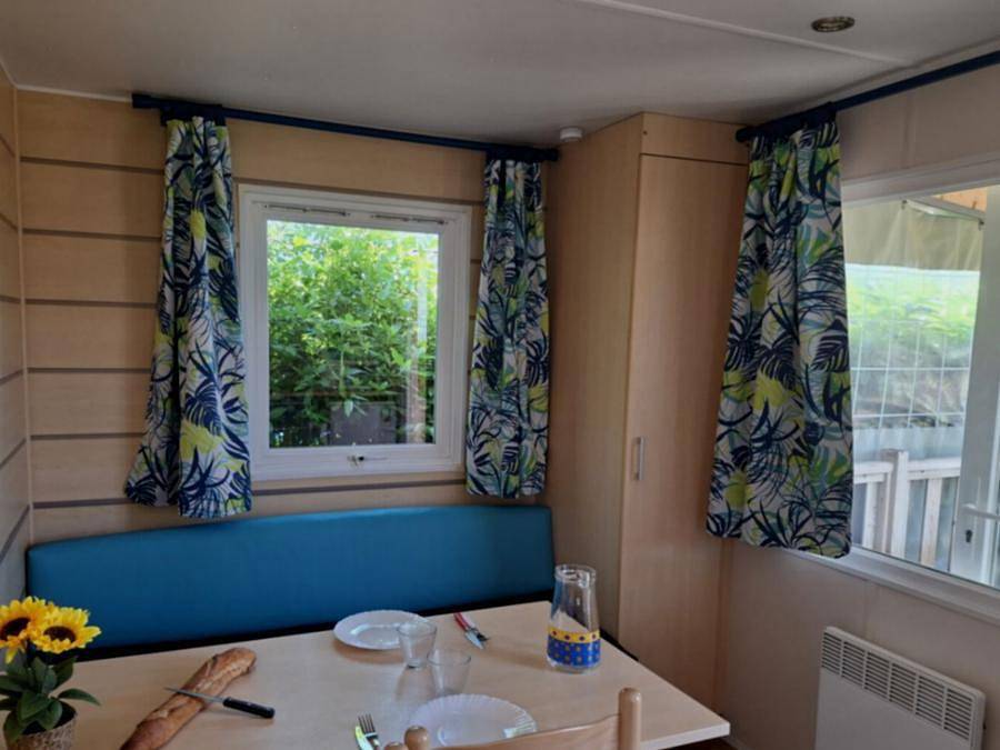 Camping La Prévoté - Mobilhome 2 personnes - Mobil Home 1 chambre 2 pers Cocooning in Saint-Hilaire-de-Riez, Vallée de la Loire